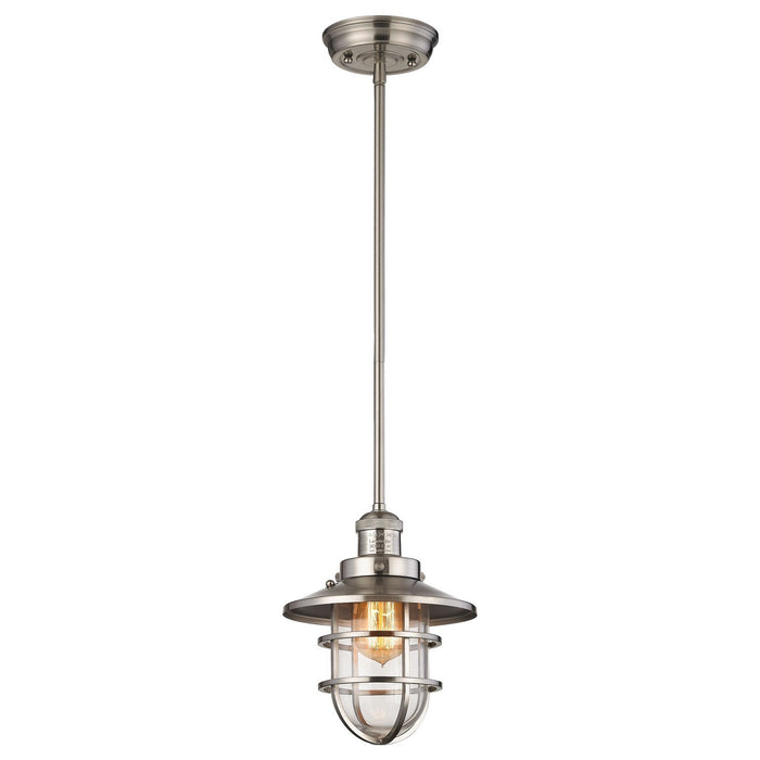 ELK Home - 66354/1 - One Light Mini Pendant - Seaport - Satin Nickel