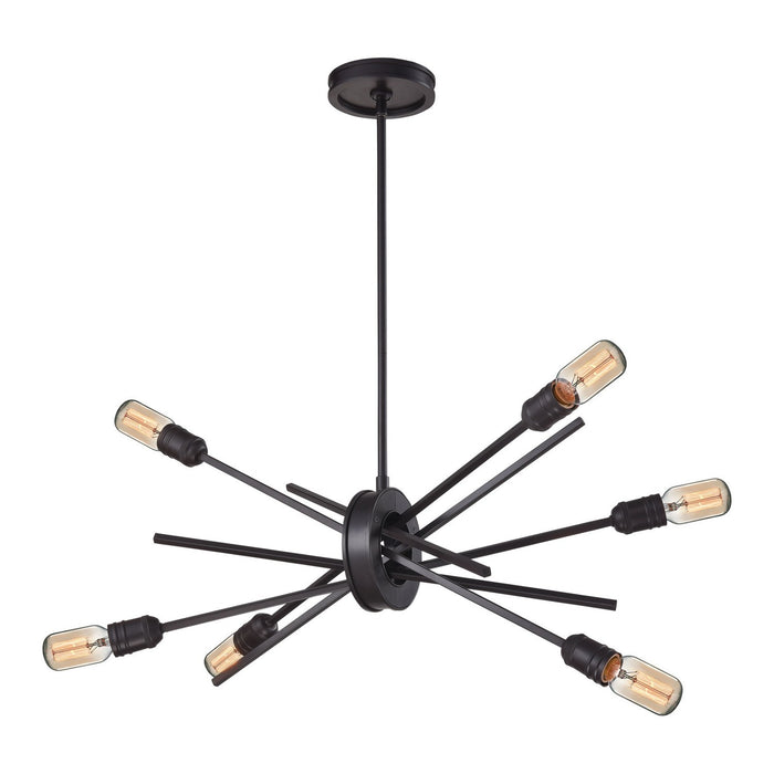 ELK Home - 66913/6 - Six Light Chandelier - Xenia - Oil Rubbed Bronze