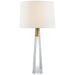 Visual Comfort Signature - ARN 3026CG/HAB-L - Two Light Table Lamp - Olsen - Crystal with Brass