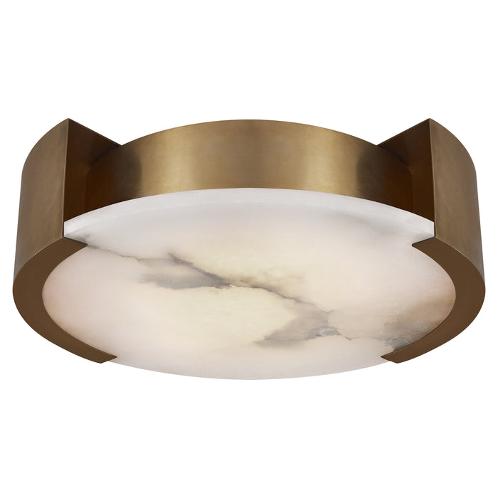 Visual Comfort Signature - KW 4013AB - LED Flush Mount - Melange - Antique-Burnished Brass