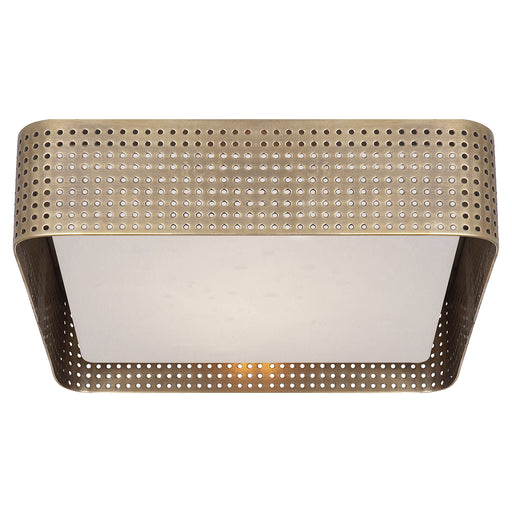 Visual Comfort Signature - KW 4061AB-CDG - Two Light Flush Mount - Precision - Antique-Burnished Brass