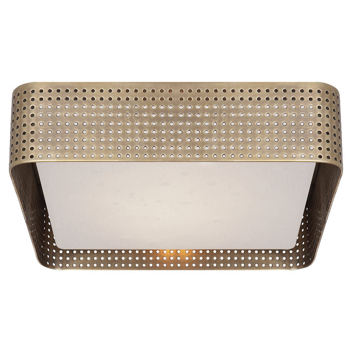 Visual Comfort Signature - KW 4061AB-CDG - Two Light Flush Mount - Precision - Antique-Burnished Brass