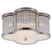 Visual Comfort Signature - AH 4014PN/CG-FG - Two Light Flush Mount - Basil - Polished Nickel with Clear Glass