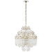 Visual Comfort Signature - SK 5424PN-CA - Six Light Chandelier - Adele - Polished Nickel with Clear Acrylic