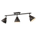 Golden - 3602-3SF RBZ-RBZ - Three Light Semi-Flush Mount - Duncan RBZ - Rubbed Bronze