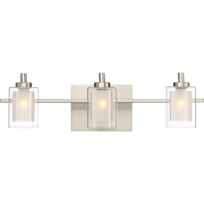 Quoizel - KLT8603BNLED - Three Light Bath Fixture - Kolt - Brushed Nickel