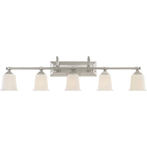 Quoizel - NL8605BN - Five Light Bath Fixture - Nicholas - Brushed Nickel