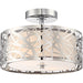 Quoizel - PCAE1712C - Two Light Semi Flush Mount - Abode - Polished Chrome