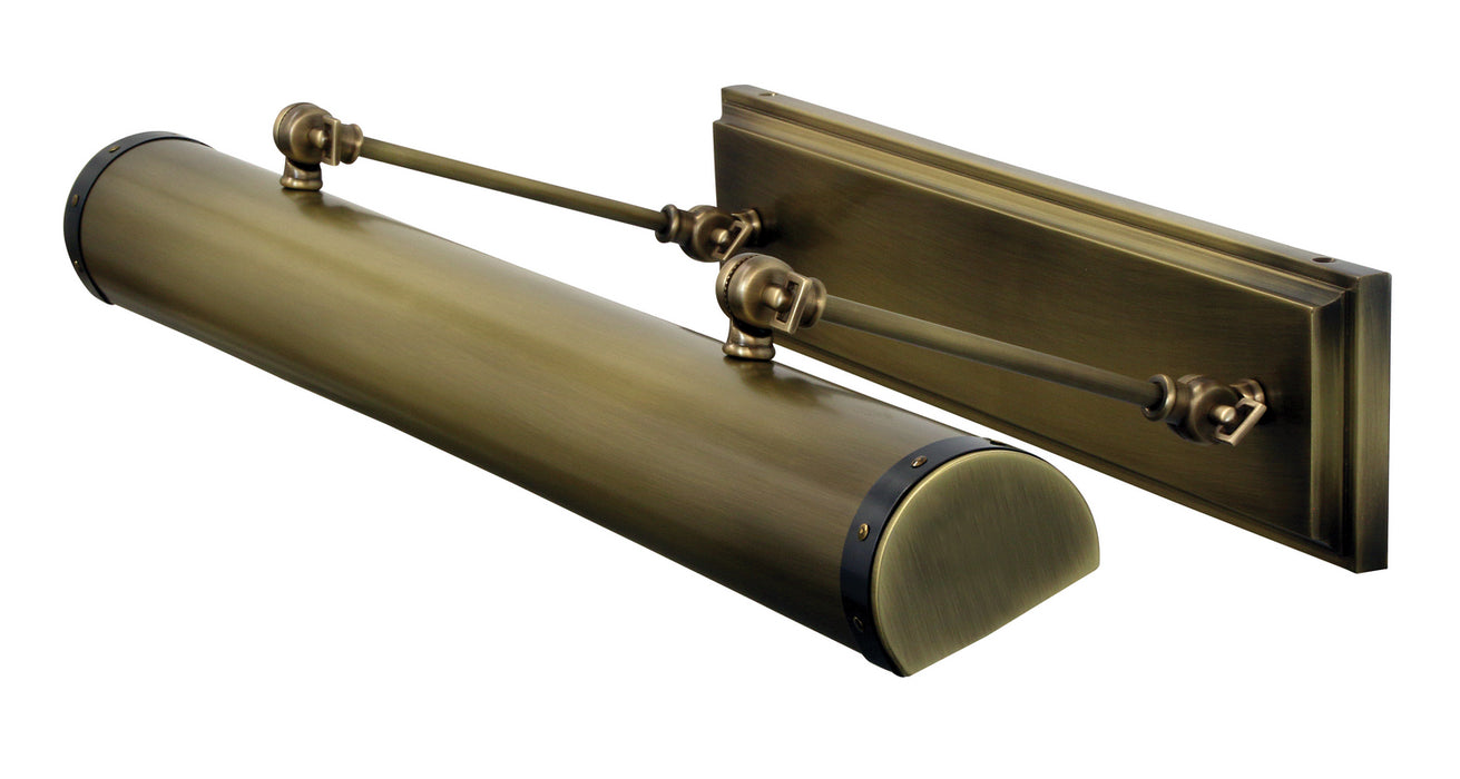 House of Troy - DST30-ABMB - Four Light Picture Light - Steamer - Antique Brass With Mahogany Bronze Accents