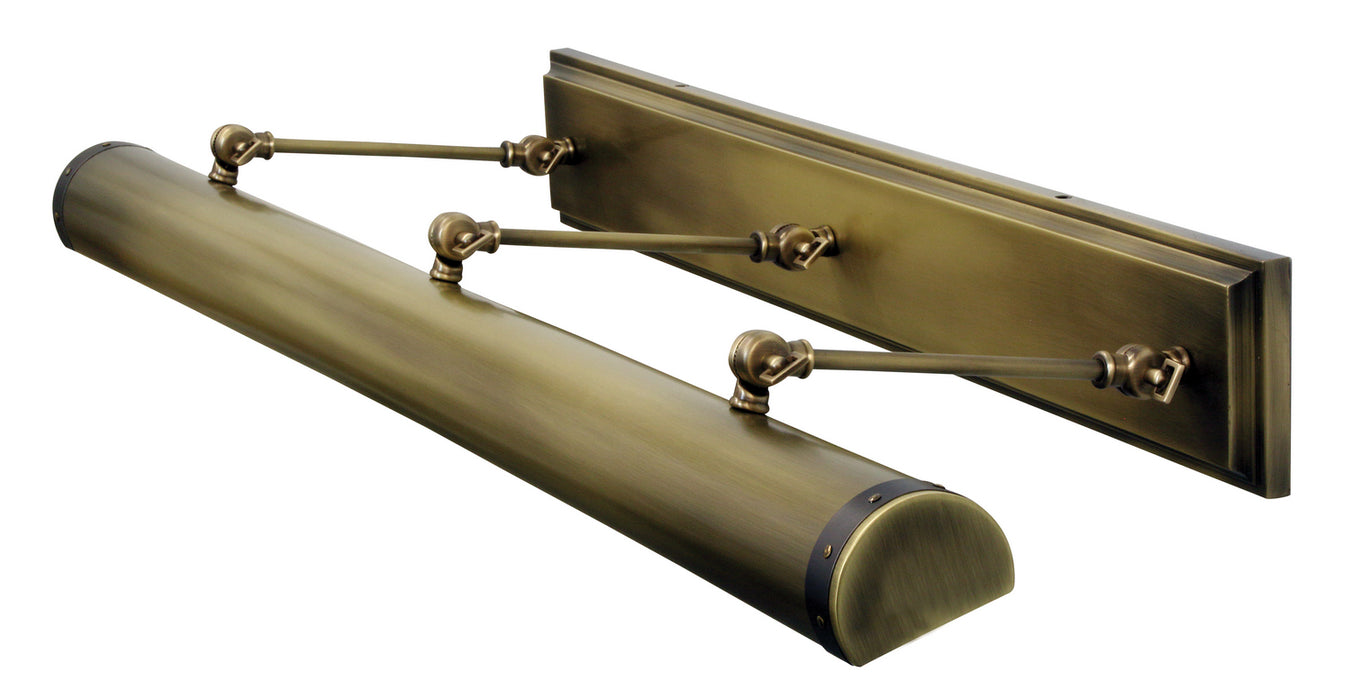 House of Troy - DST42-ABMB - Six Light Picture Light - Steamer - Antique Brass With Mahogany Bronze Accents
