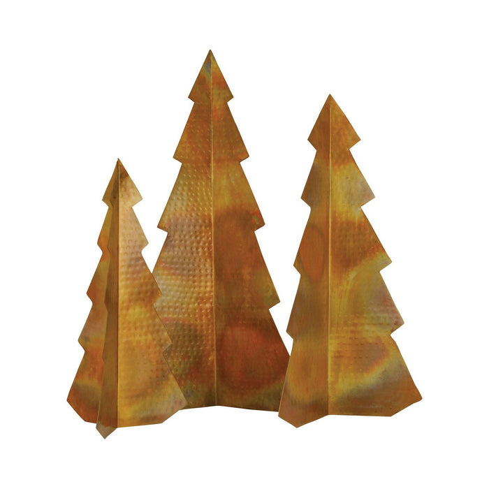 ELK Home - 519093 - Trees (Set of 3) - Rustique - Burned Copper