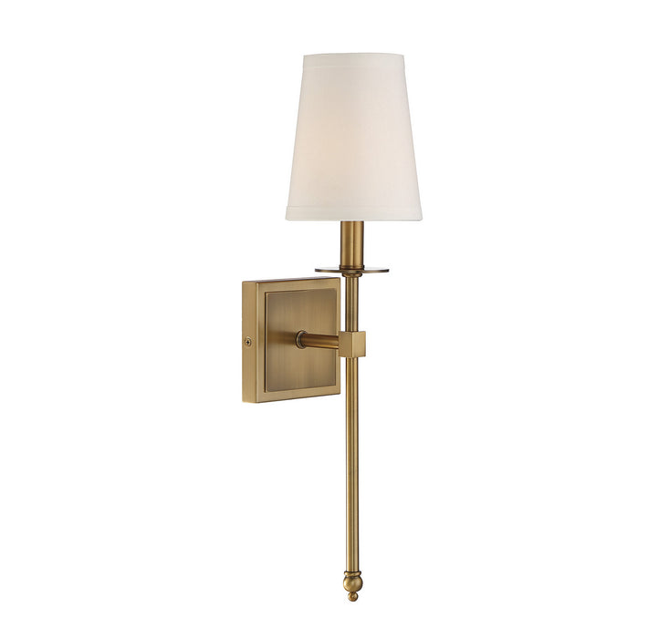 Savoy House - 9-302-1-322 - One Light Wall Sconce - Monroe - Warm Brass