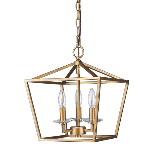 Acclaim Lighting - IN11131AG - Three Light Pendant - Kennedy - Antique Gold