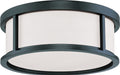 Nuvo Lighting - 60-2982 - Three Light Flush Mount - Odeon - Aged Bronze