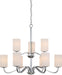 Nuvo Lighting - 60-5809 - Nine Light Chandelier - Willow - Polished Nickel