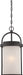 Nuvo Lighting - 62-655 - LED Outdoor Hanging Lantern - Willis - Textured Black / Antique White Glass