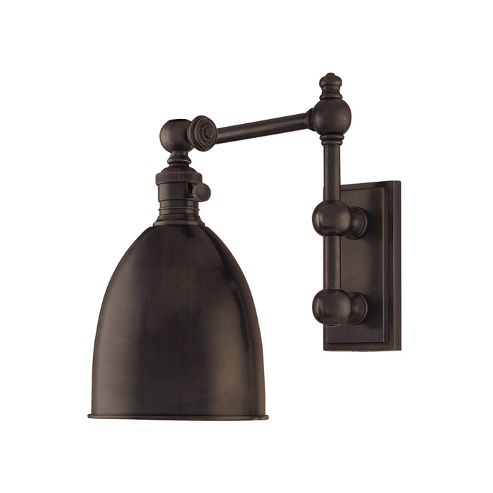 Hudson Valley - 761-OB - One Light Wall Sconce - Roslyn - Old Bronze