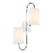 Hudson Valley - 9100-PN - Two Light Wall Sconce - Junius - Polished Nickel