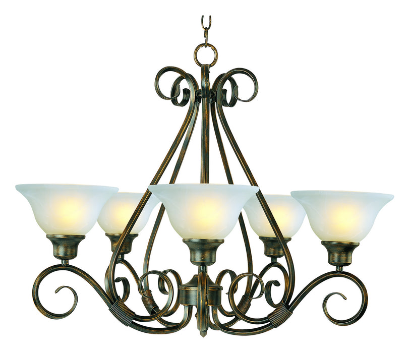 Maxim - 2655MRKB - Five Light Chandelier - Pacific - Kentucky Bronze