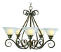 Maxim - 2655MRKB - Five Light Chandelier - Pacific - Kentucky Bronze