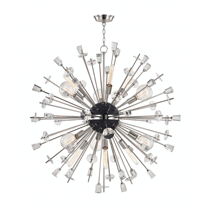 Hudson Valley - 5046-PN - 12 Light Chandelier - Liberty - Polished Nickel