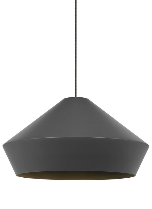 Visual Comfort Modern - 700MOBMLYZ - One Light Pendant - Brummel - Antique Bronze