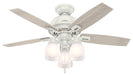 Hunter - 52229 - 44"Ceiling Fan - Donegan - Fresh White