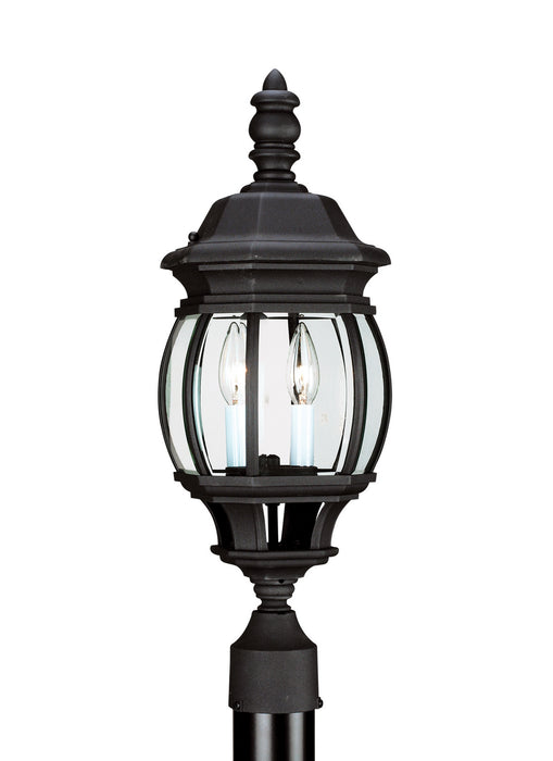 Generation Lighting. - 82200EN-12 - Two Light Outdoor Post Lantern - Wynfield - Black