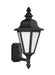 Generation Lighting. - 89824-12 - One Light Outdoor Wall Lantern - Brentwood - Black