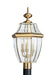 Generation Lighting. - 8239EN-02 - Three Light Outdoor Post Lantern - Lancaster - Polished Brass