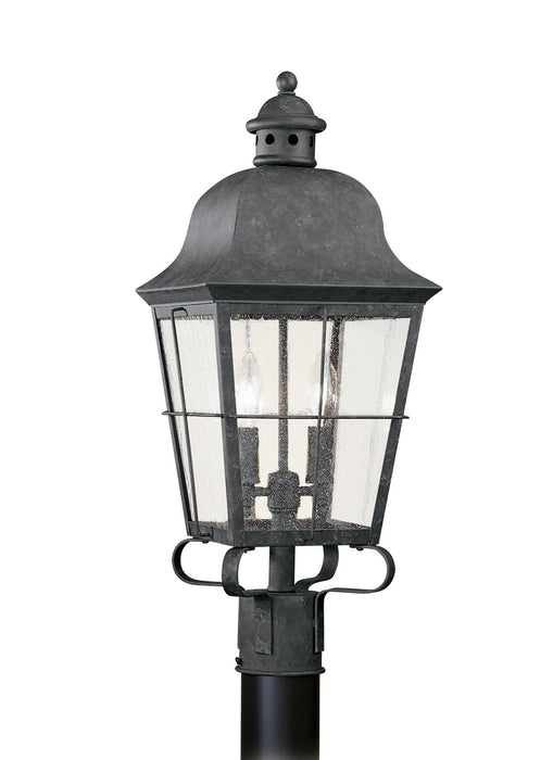 Generation Lighting. - 8262EN-46 - Two Light Outdoor Post Lantern - Chatham - Oxidized Bronze