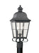 Generation Lighting. - 8262EN-46 - Two Light Outdoor Post Lantern - Chatham - Oxidized Bronze