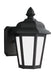 Generation Lighting. - 89822-12 - One Light Outdoor Wall Lantern - Brentwood - Black