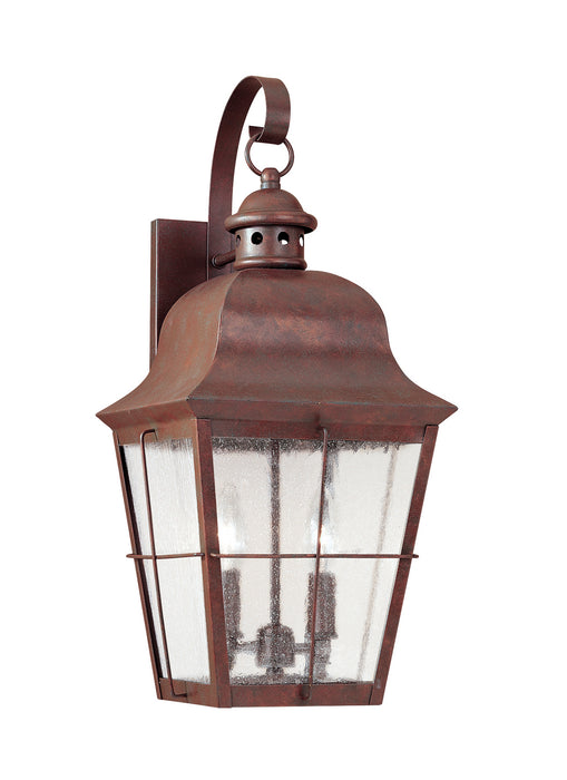 Generation Lighting. - 8463EN-44 - Two Light Outdoor Wall Lantern - Chatham - Weathered Copper