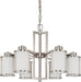 Nuvo Lighting - 60-2853 - Six Light Chandelier - Odeon - Brushed Nickel