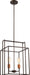 Nuvo Lighting - 60-5852 - Two Light Pendant - Lake - Forest Bronze / Copper Accents
