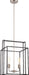 Nuvo Lighting - 60-5857 - Two Light Pendant - Lake - Iron Black / Brushed Nickel Accents