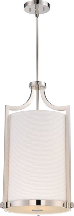 Nuvo Lighting - 60-5882 - Three Light Foyer Pendant - Meadow - Polished Nickel