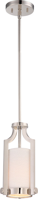 Nuvo Lighting - 60-5884 - One Light Mini Pendant - Meadow - Polished Nickel