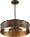 Nuvo Lighting - 60-5894 - Four Light Pendant - Kettle - Weathered Brass