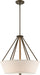 Nuvo Lighting - 60-5896 - Four Light Pendant - Seneca - Mahogany Bronze