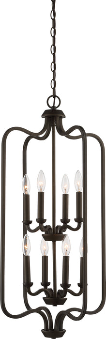 Nuvo Lighting - 60-5972 - Eight Light Pendant - Willow - Forest Bronze