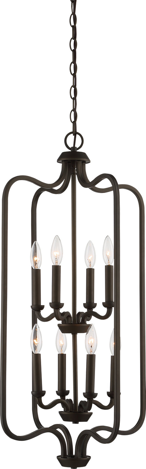 Nuvo Lighting - 60-5972 - Eight Light Pendant - Willow - Forest Bronze