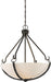 Nuvo Lighting - 60-6125 - Four Light Pendant - Sherwood - Iron Black / Brushed Nickel Accents