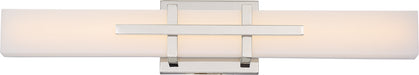 Nuvo Lighting - 62-872 - LED Wall Sconce - Grill - Polished Nickel