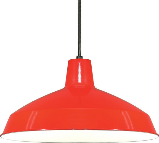Nuvo Lighting - SF76-663 - One Light Hanging Lantern - Red / White Interior