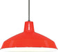 Nuvo Lighting - SF76-663 - One Light Hanging Lantern - Red / White Interior