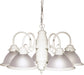 Nuvo Lighting - SF76-693 - Five Light Chandelier - Textured White