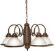 Nuvo Lighting - SF76-694 - Five Light Chandelier - Old Bronze