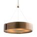 Arteriors - 89702 - Five Light Chandelier - Dante - Antique Brass